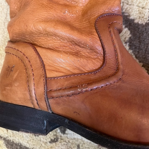 Frye Melissa brown leather riding boots Size 7 - Picture 7 of 14